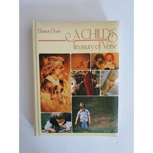 A Child's Treasury Of Verse 1977 Vintage Hardcover Eleanor Doan W/Illustrations